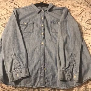 Denim longsleeve shirt